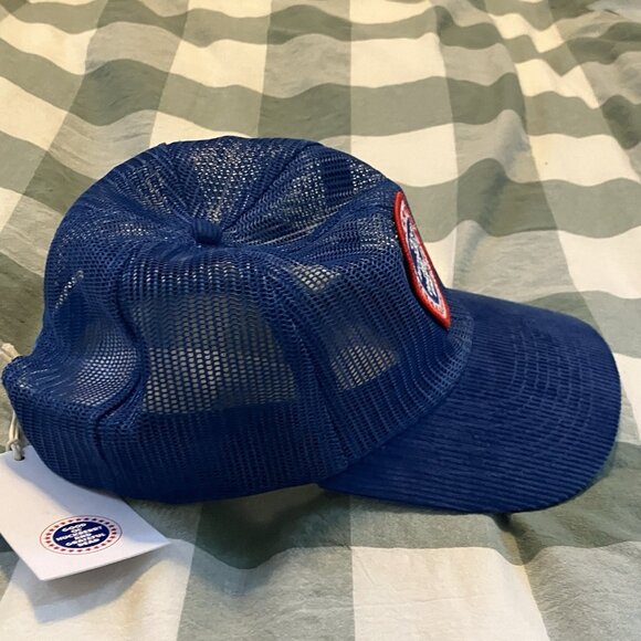 Huckberry x Grateful Dead Baseball Trucker Hat Good Ol' Mesh Snapback Blue Y2K - Picture 5 of 10